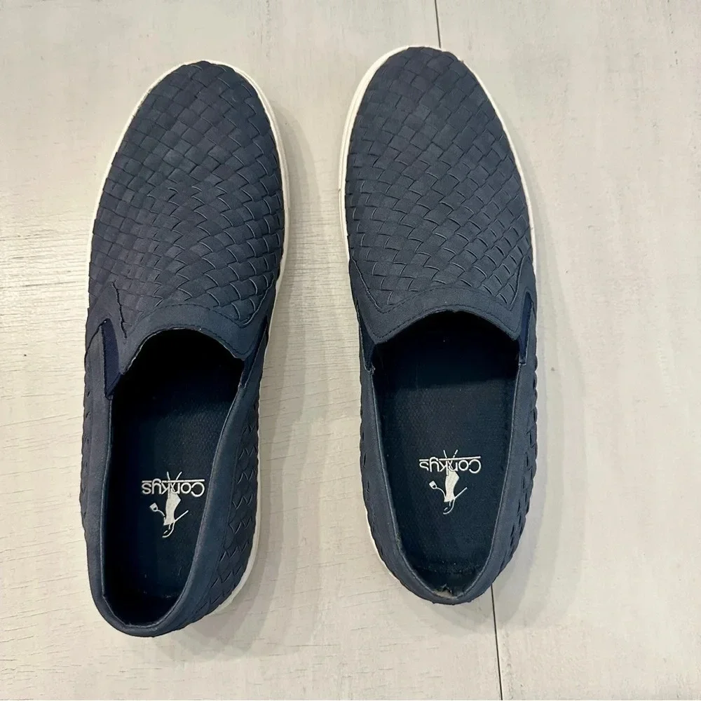 Corky’s Women’s Woven Loafer Slip On Shoes in Powder Size 11 GUC - Picture 2 of 9